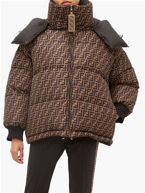 fendi puffer coat women's|Fendi puffer jacket women's.